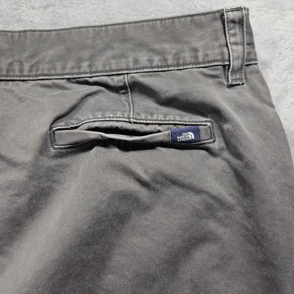 The North Face Pants Mens 38 (36x30.5) Canvas Outdoor Hiking Trousers Charcoal